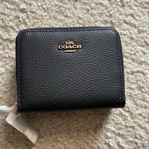 Coach double zip wallet